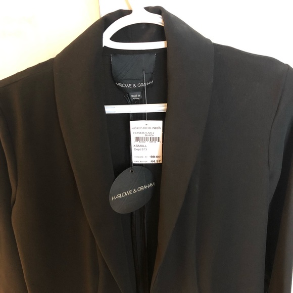 Harlow & Graham Black Blazer - Picture 2 of 5